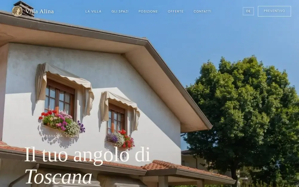 Anteprima del sito Villa Alina