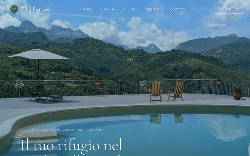 Anteprima del sito Villa Beatrice