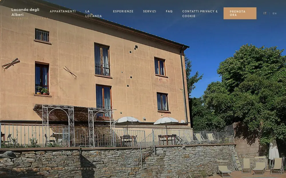 Anteprima del sito Locanda degli Alberi