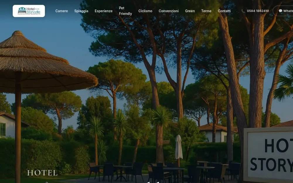 Anteprima del sito Hotel Storyville